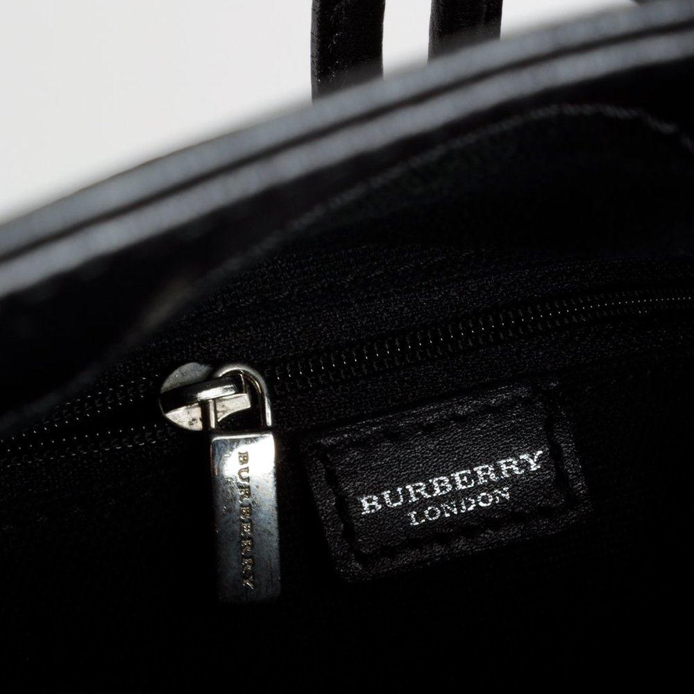Burberry Haymarket Horn Toggle Shoulder Bag - Picture 10 of 11